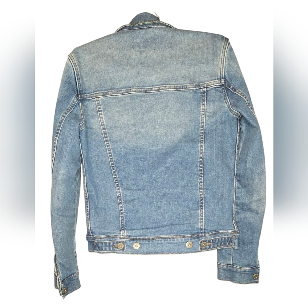 ARTICLES OF SOCIETY Los Angeles Denim Jacket Womens Sz. Small Blue Jean Cotton - Picture 2 of 6